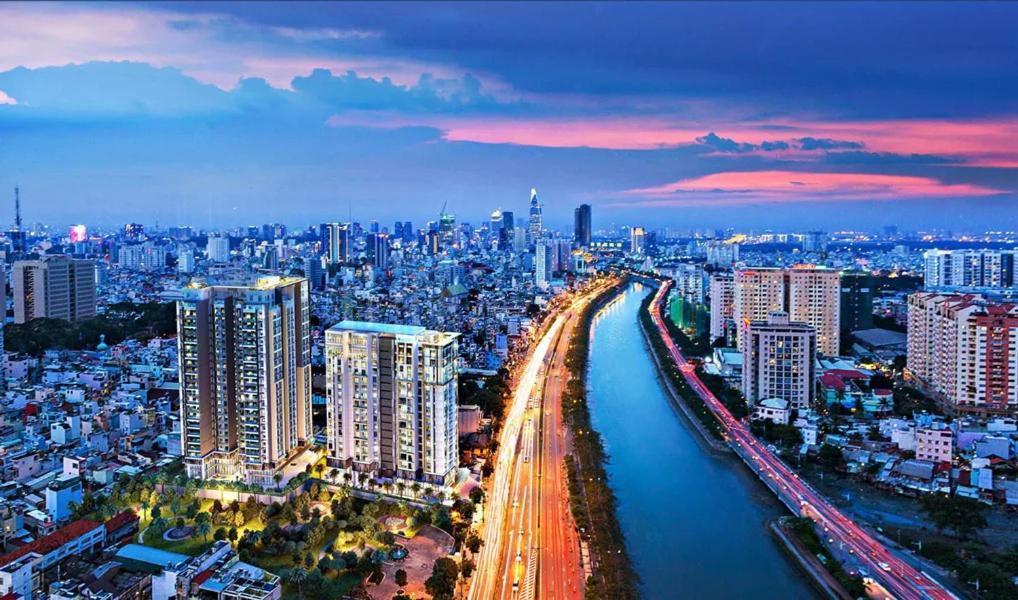 Lusso Suites - D1Mension & Zenity Residence, Sg'S Heart โฮจิมินห์ซิตี้ ภายนอก รูปภาพ