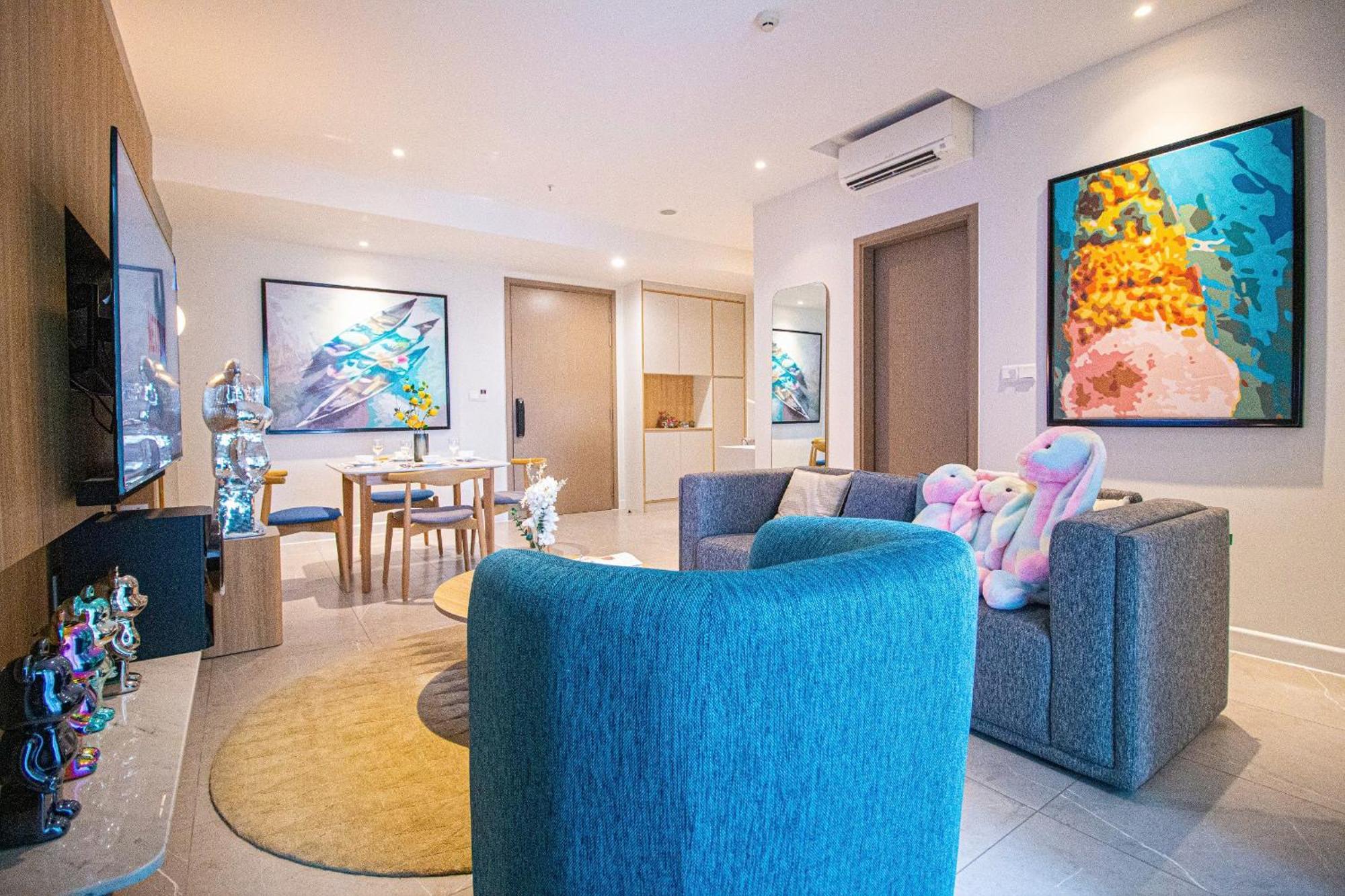 Lusso Suites - D1Mension & Zenity Residence, Sg'S Heart โฮจิมินห์ซิตี้ ภายนอก รูปภาพ