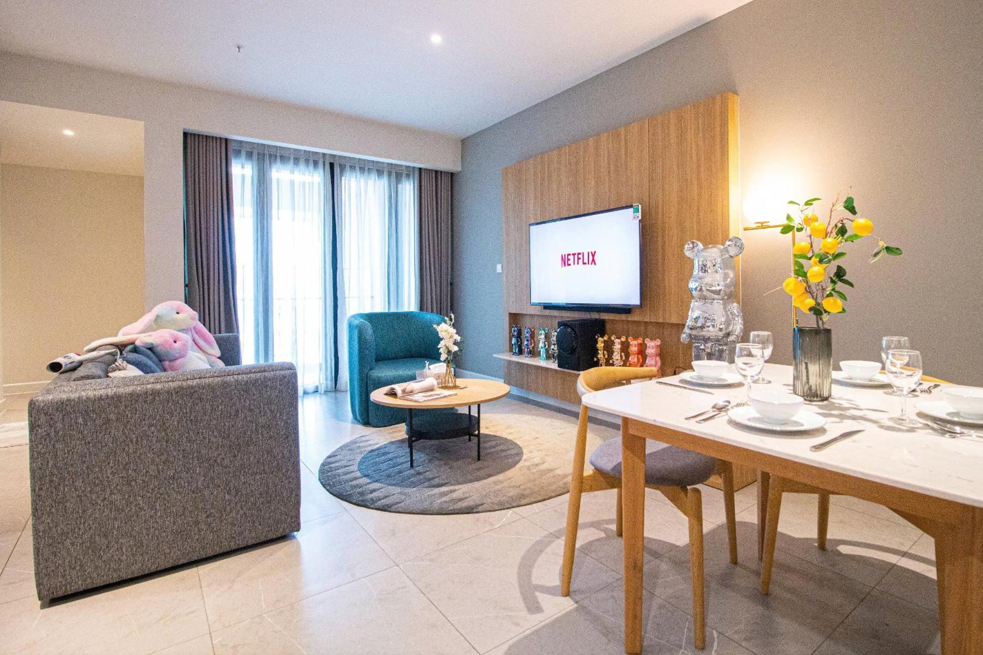 Lusso Suites - D1Mension & Zenity Residence, Sg'S Heart โฮจิมินห์ซิตี้ ภายนอก รูปภาพ