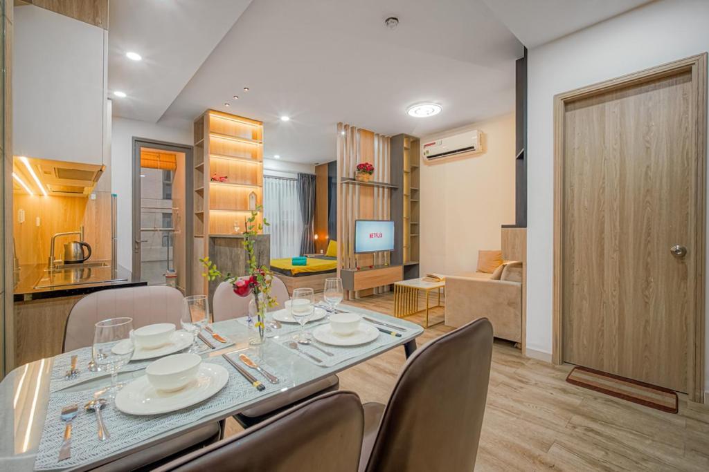 Lusso Suites - D1Mension & Zenity Residence, Sg'S Heart โฮจิมินห์ซิตี้ ภายนอก รูปภาพ