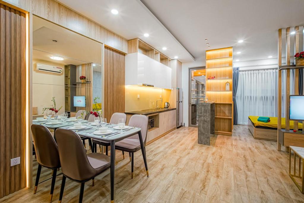 Lusso Suites - D1Mension & Zenity Residence, Sg'S Heart โฮจิมินห์ซิตี้ ภายนอก รูปภาพ